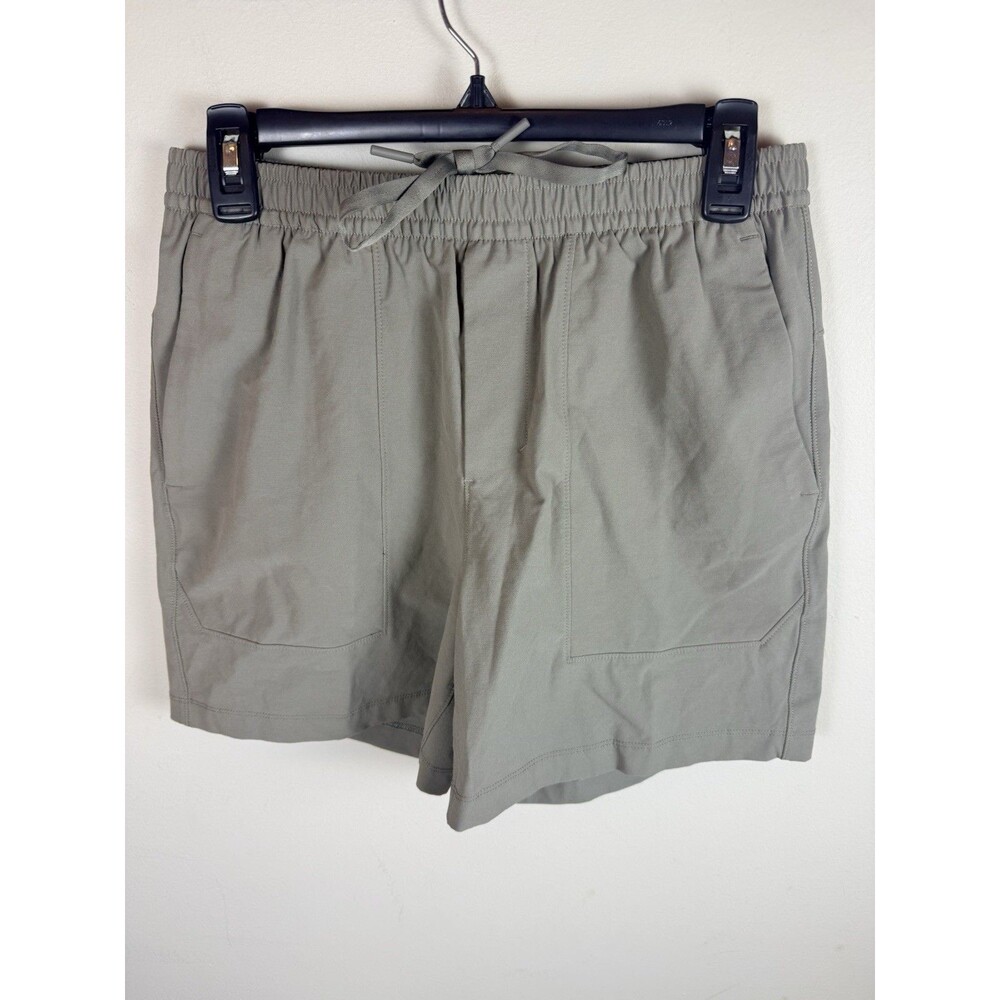 Lululemon Bowline Shorts Mens Large Sage Green Ripstop Stretch Workout Athletic